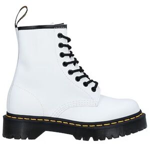 Doc Marten White Lace Up Women's Boots